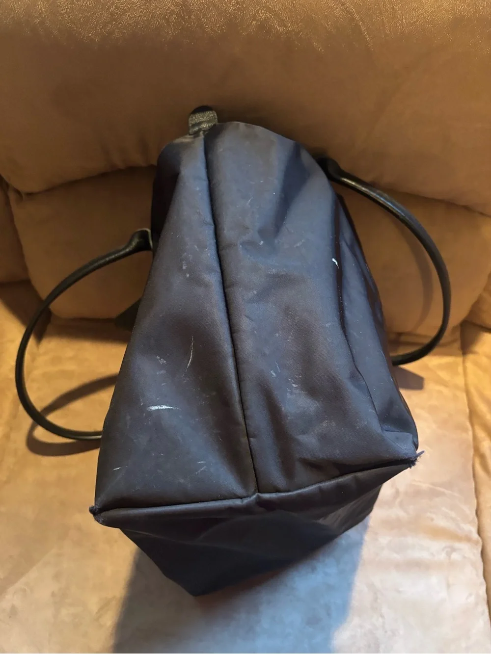 Longchamp Large Le Pliage Tote (Black Nylon)